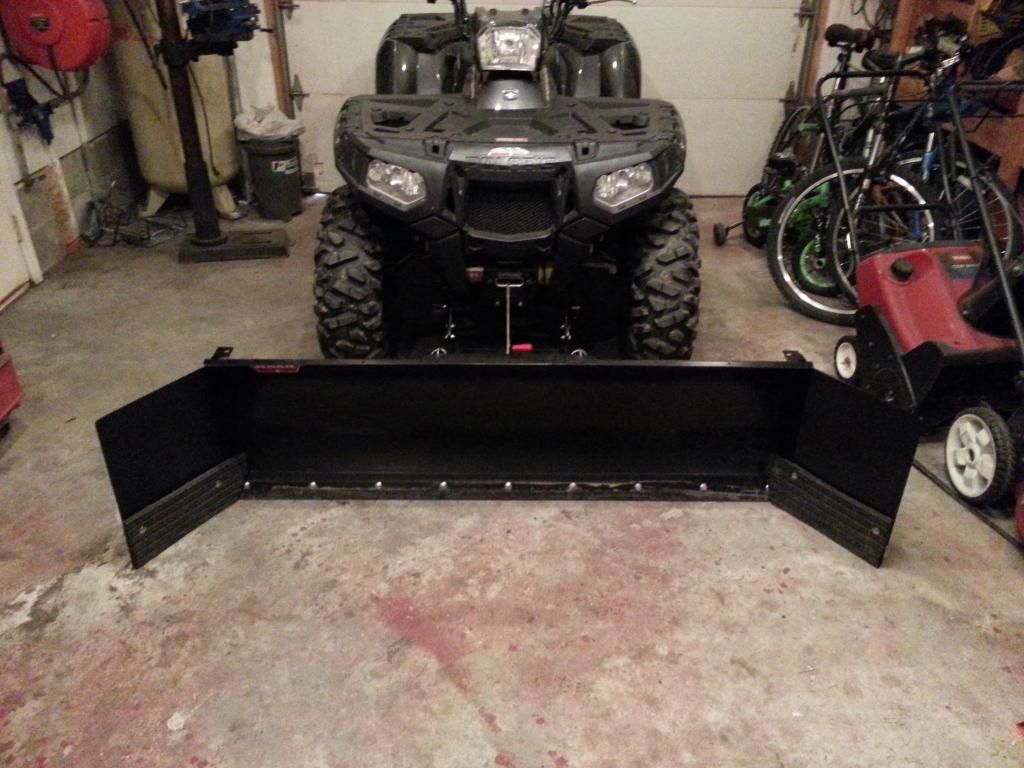 Anyone ever buy a Warn Provantage 54" plow kit for their Sportsman? Page 2 Polaris ATV Forum